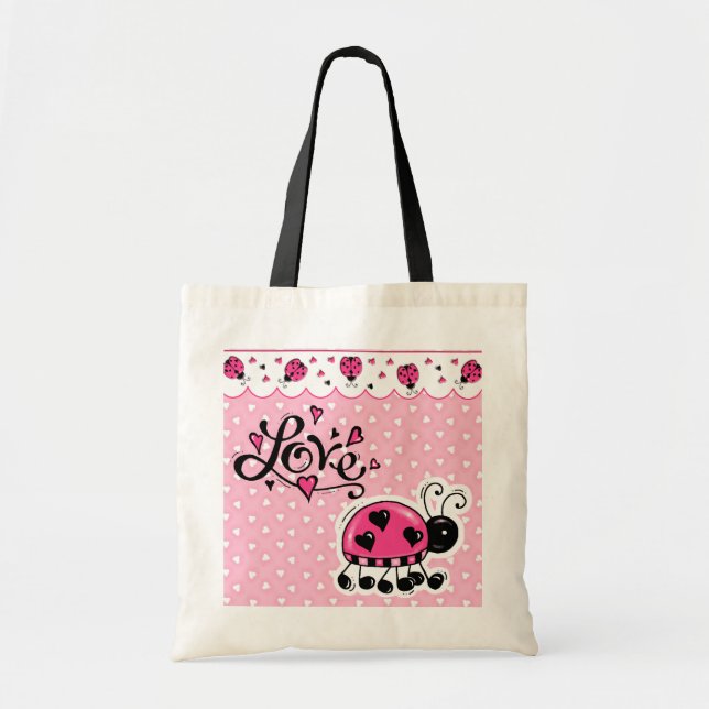 Ladybug Love Tote - SRF Bag (Front)
