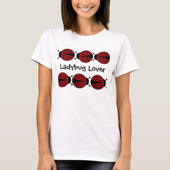 Ladybug Lover cute T-Shirt (Front)