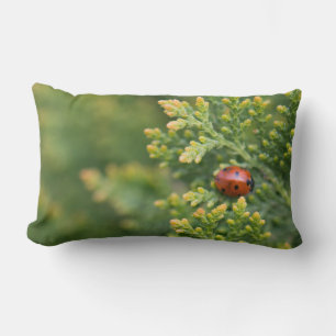 Ladybug Lumbar Pillow
