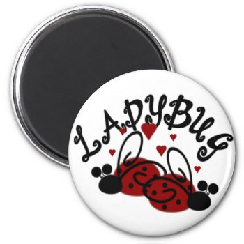 Ladybug Magnet by DoggieAvenue at Zazzle