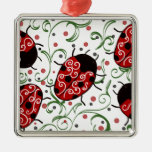 Ladybug Metal Ornament