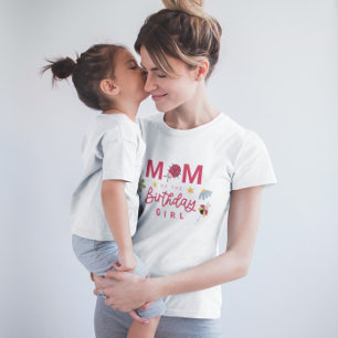 Ladybug Mom of the Birthday Girl T-Shirt