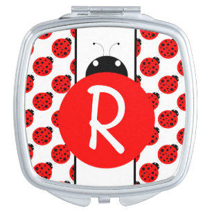 Ladybug Monogram Compact Mirror