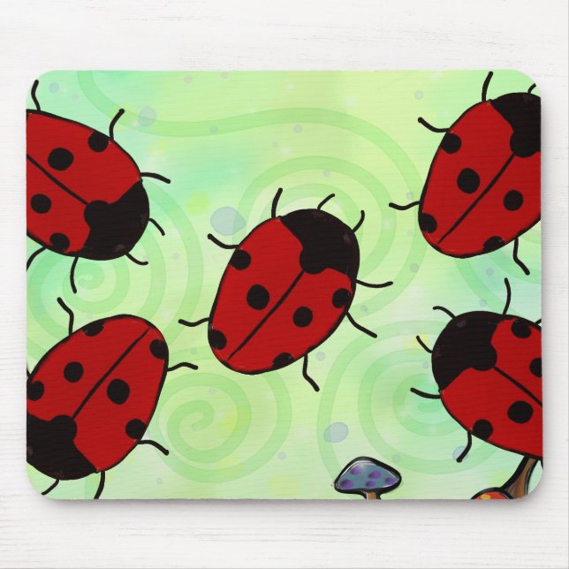 Ladybug Mouse Pad (Front)