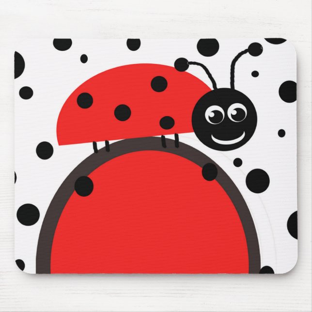Ladybug Mouse Pad (Front)