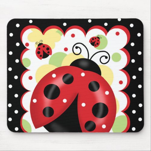 Ladybug Mouse Pad