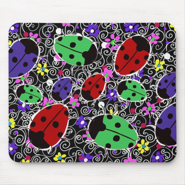 Ladybug Mouse Pad (Front)