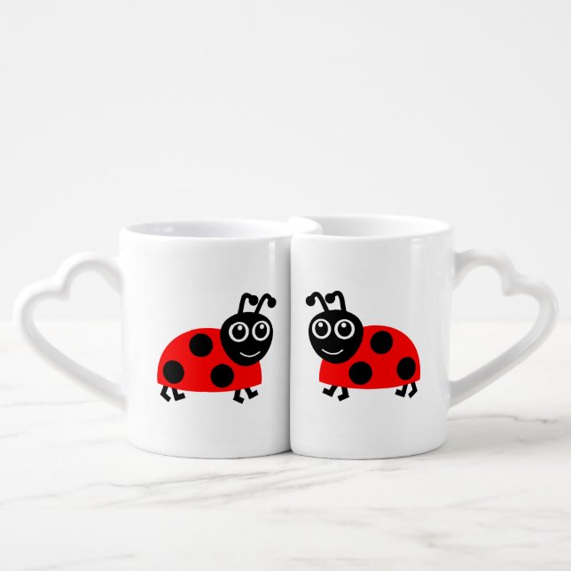 Ladybug Mug Set (Front Nesting)