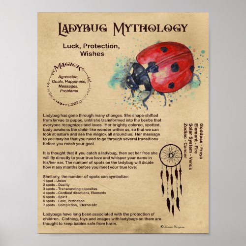 LADYBUG MYTHOLOGY POSTER