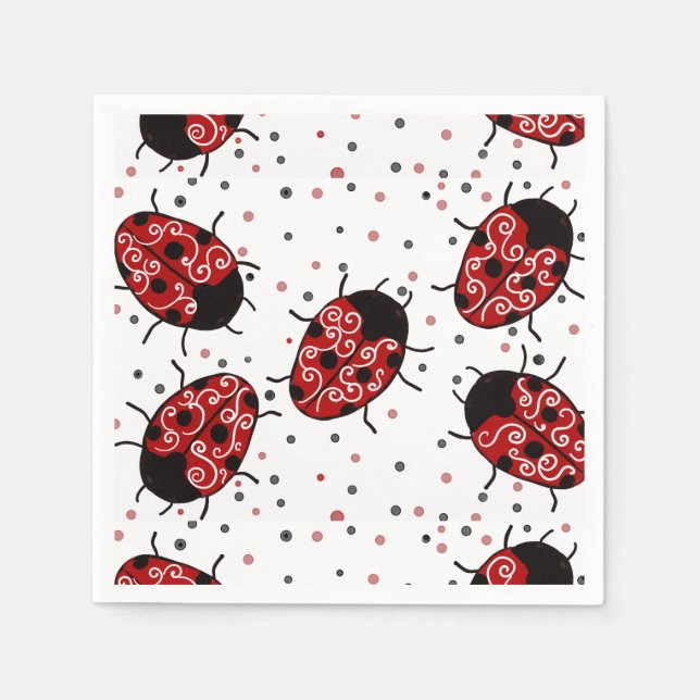 Ladybug Napkins (Front)