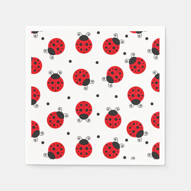 Ladybug  napkins (Front)