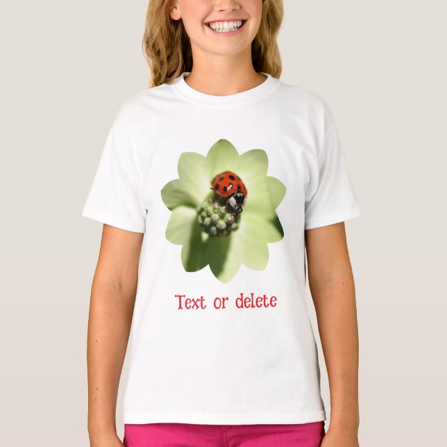 Ladybug Nature  Personalized T-Shirt (Front)