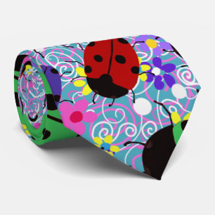 Ladybug Neck Tie