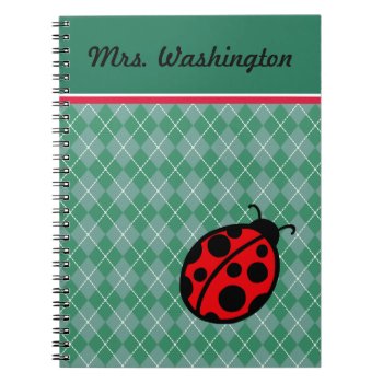 Ladybug Notebook Gift by suncookiez at Zazzle