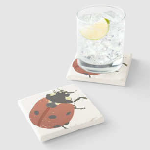 LadyBug Office Home  Personalize Destiny Destiny'S Stone Coaster