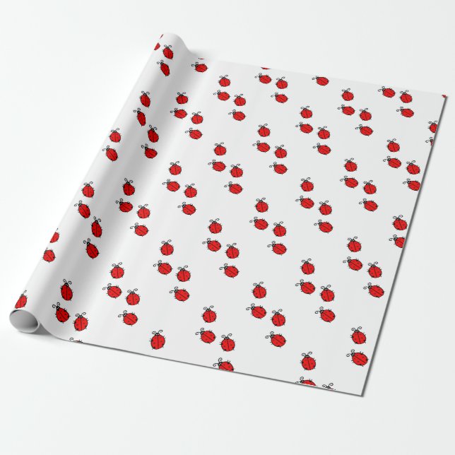 LadyBug Office Home  Personalize Destiny Destiny'S Wrapping Paper (Unrolled)