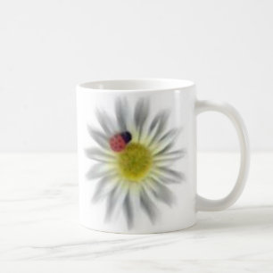 Ladybug on a Daisy Coffee Mug