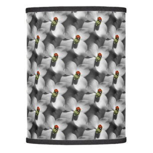 Ladybug On Dogwood Flower Nature Pattern Lamp Shade