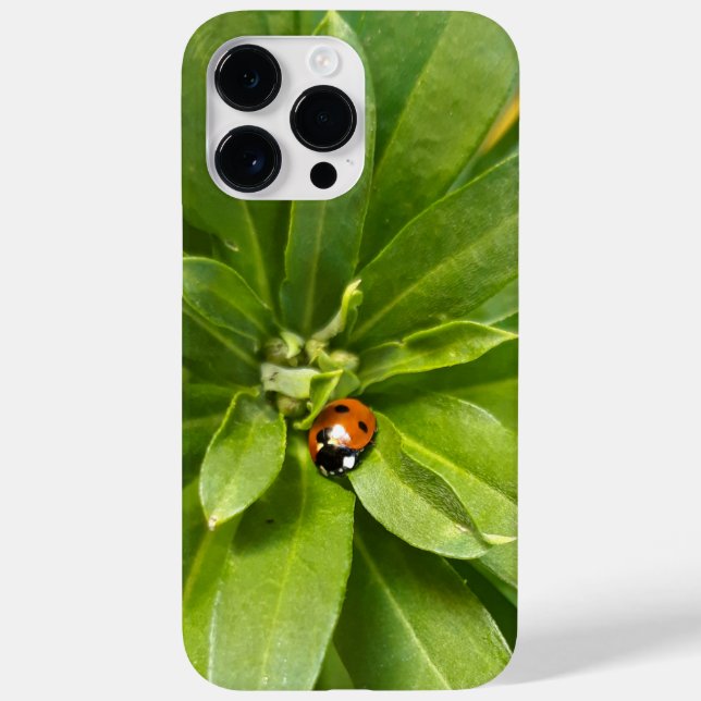 Ladybug on Flowers Case-Mate iPhone Case (Back)