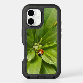 Ladybug on Flowers iPhone 16 Case