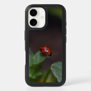 Ladybug on Flowers iPhone 16 Case