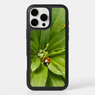 Ladybug on Flowers iPhone 16 Pro Max Case