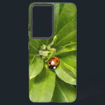 Ladybug on Flowers Samsung Galaxy S21  Case<br><div class="desc">Ladybug on Flowers,  I photographed it in my garden.
Photo by Krisi ArtKSZP ,  More Photo Art Phone Case in Store Category >>> Nature photography >>> Insects >>> Phone Case</div>