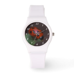 Ladybug on Flowers Watch