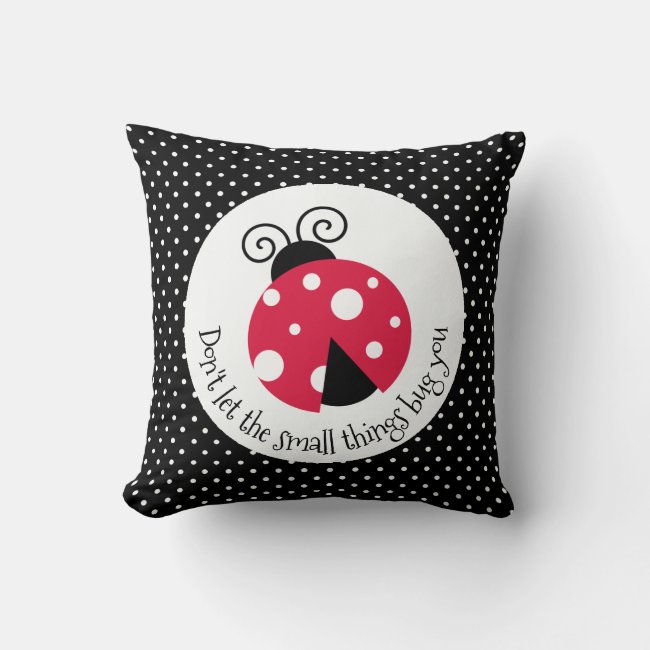 Ladybug on Polka Dots Design