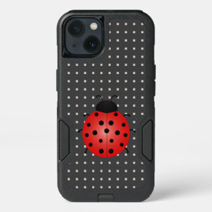 Ladybug On Square Pattern iPhone 6/6s Case