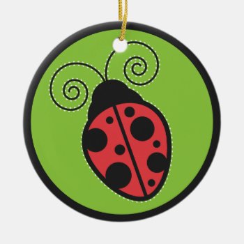 Ladybug Ornament by nyxxie at Zazzle
