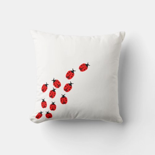 Ladybug Outdoor Pillow