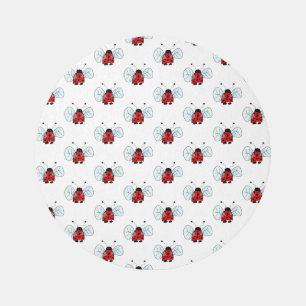Ladybug outdoor rug