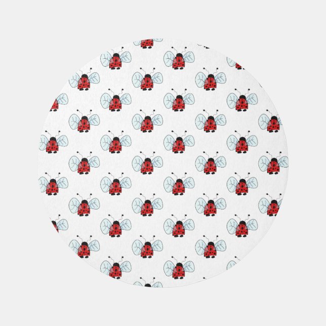 Ladybug  outdoor rug (Front)