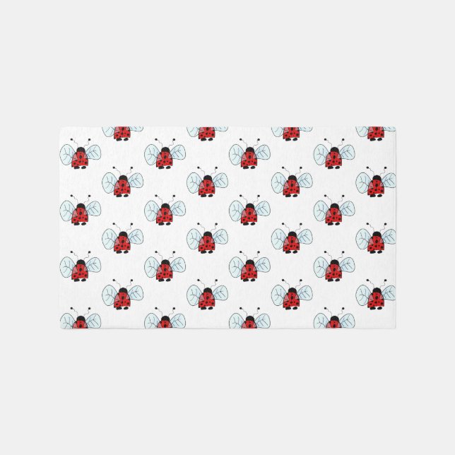 Ladybug  outdoor rug (Front)