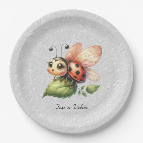 Ladybug Paper Plate