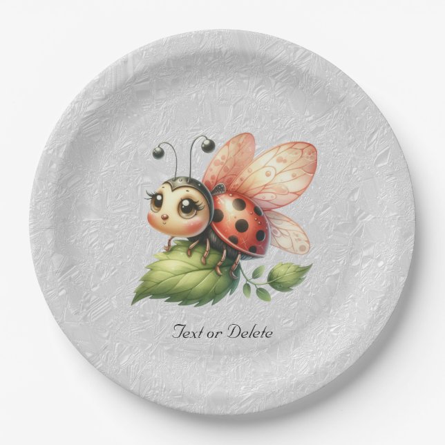 Ladybug Paper Plate (Front)