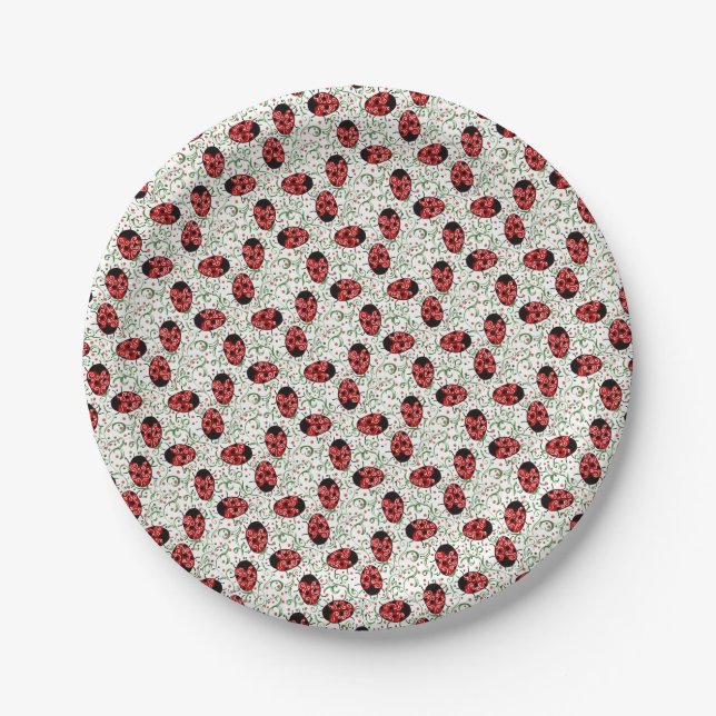 Ladybug Paper Plates (Front)