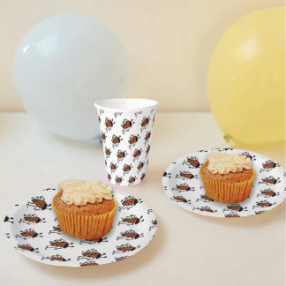 Ladybug Paper Plates