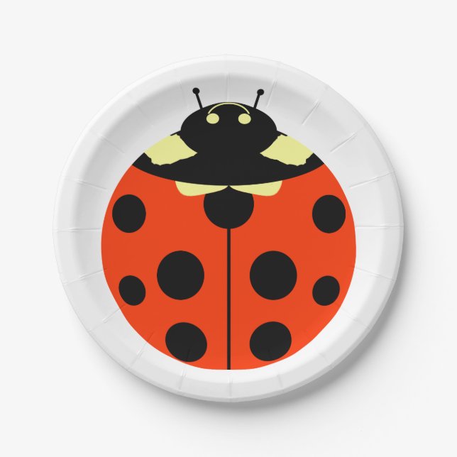 ladybug paper plates (Front)