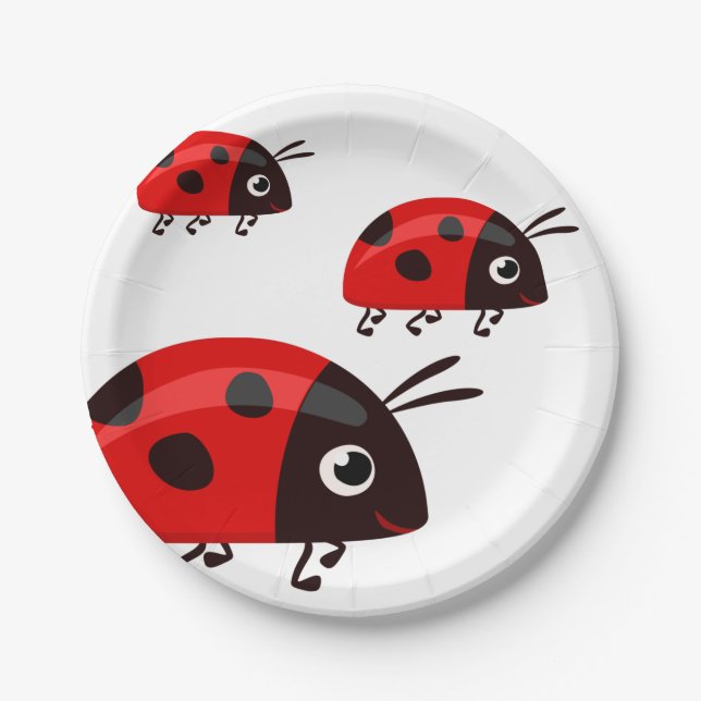 Ladybug Paper Plates (Front)