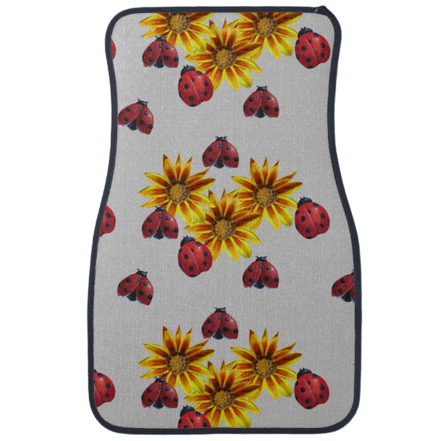 Ladybug Party Car Floor Mat (Front)