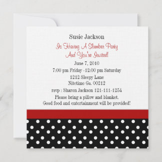 Ladybug Party Invitations