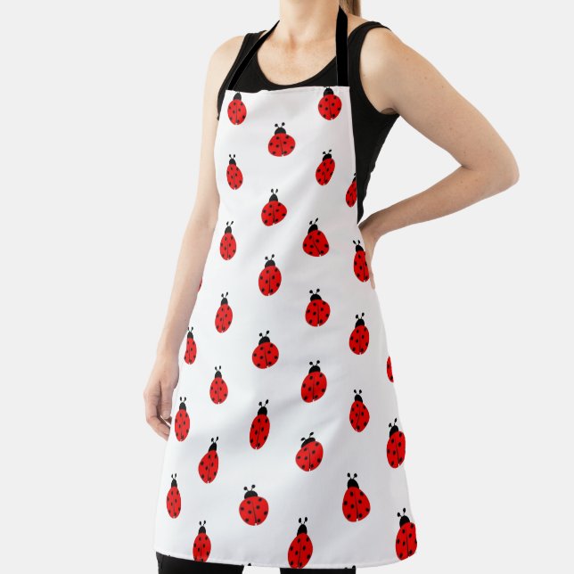 Ladybug Pattern Apron (Insitu)