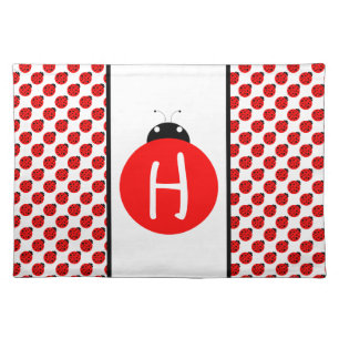 Ladybug Pattern Cloth Placemat