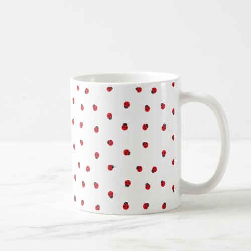 Ladybug Pattern Coffee Mug