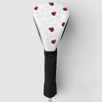 Ladybug Pattern Cute Red Black Hearts Minimal
