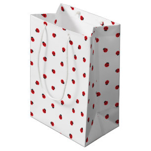 Ladybug Pattern Gift Bag