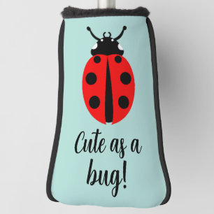 Ladybug Pattern Golf Head Cover