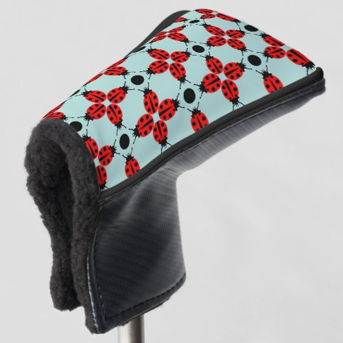Ladybug Pattern Golf Head Cover